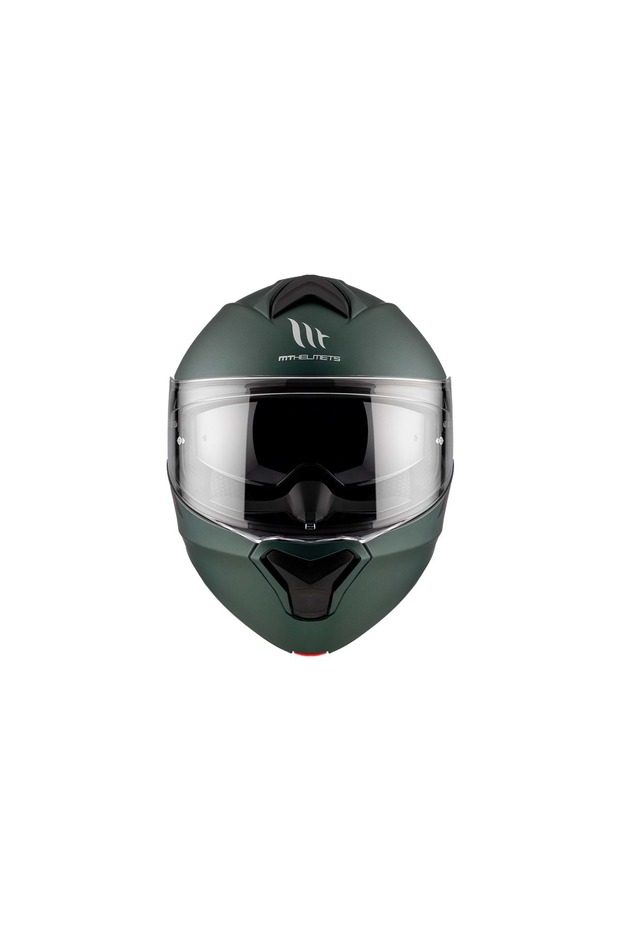 Genesis Sv Solid A6 Mat Yeşil Çene Açılır Kask - 3