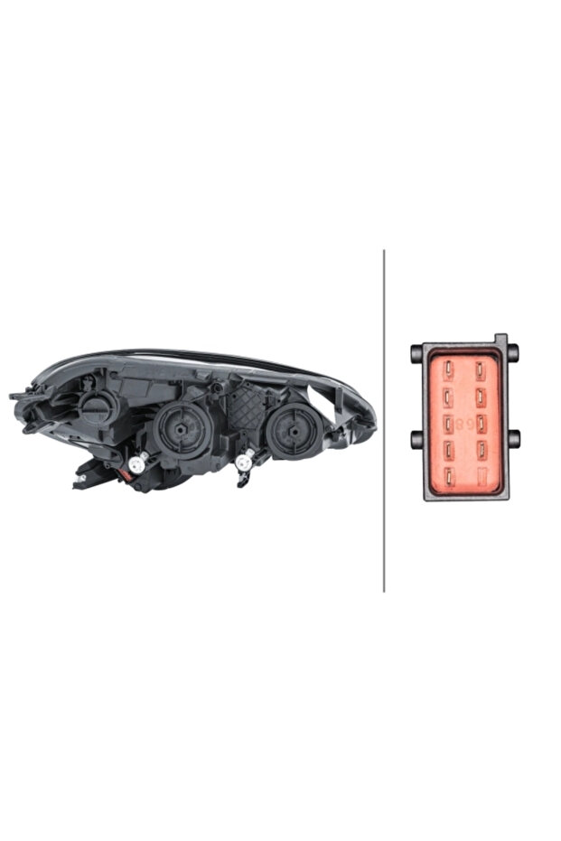 Left Headlight Opel Corsa E - 2