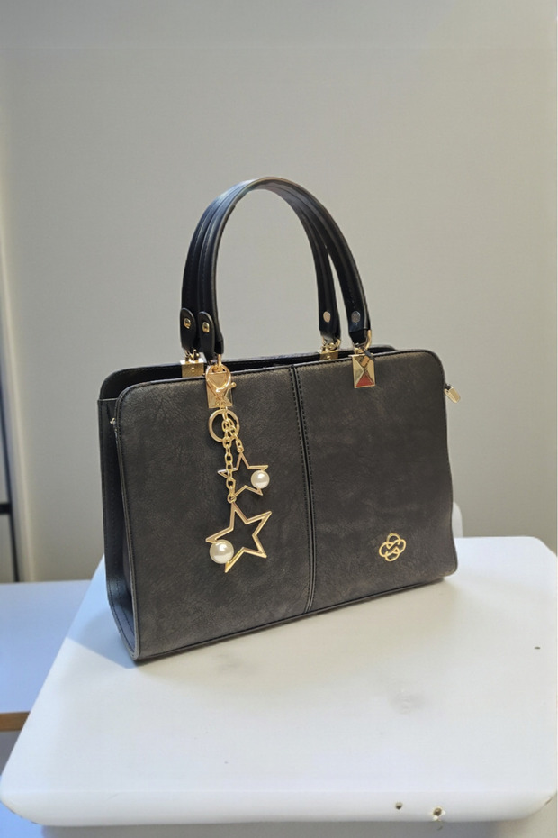 7567 Five-Compartment Full Lining Coated Women's Mold Bag with Accessories and Hand and Shoulder Straps
