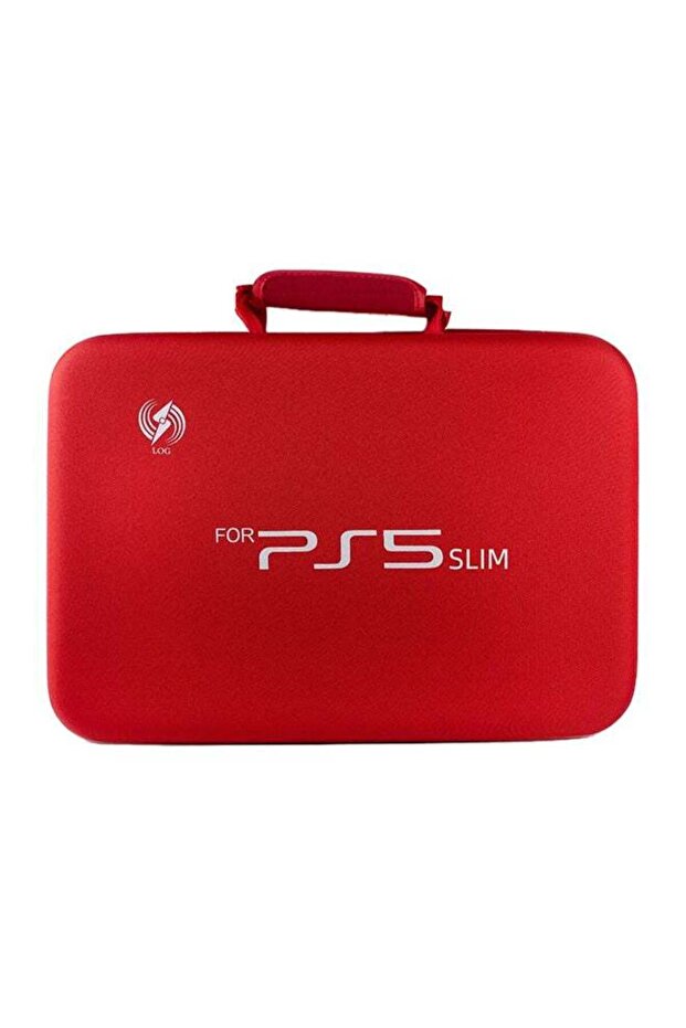 حقيبة PS5 لحمل جهاز بلاي ستيشن 5، لون أحمر