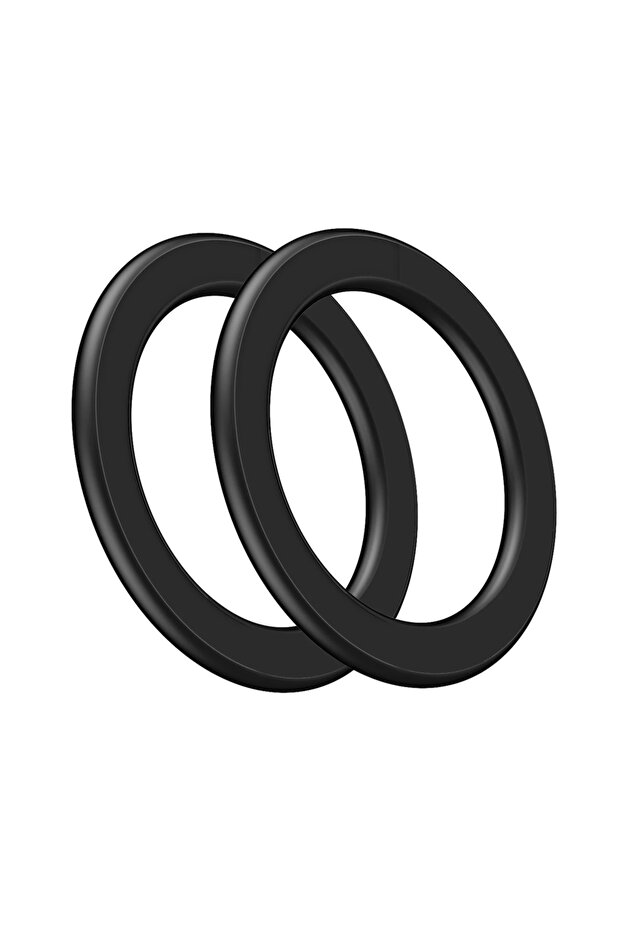 2PCS Black 1/2/3pcs Strong Magnetic Phone Ring Holder Sticker Metal Ring Magnet Stand Compatible wit