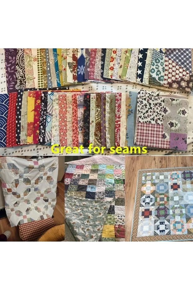 10CM 50PC 50 Pieces Vintage Dark 3.91" Patchwork Ideal for DIY sewing, crafts and clothing, scrapboo