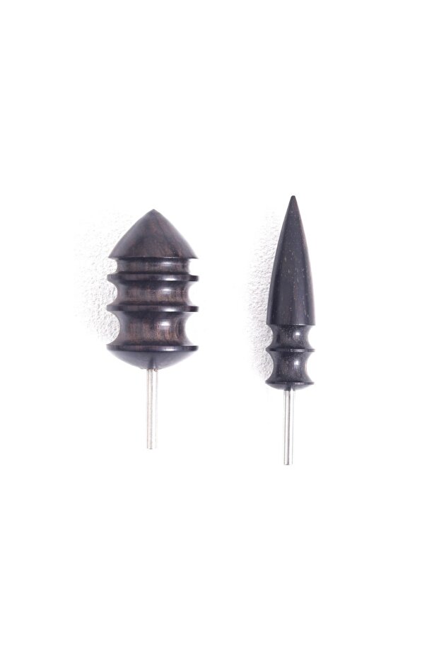 A and B Ebony Leather Electric Grinding Bit Head Polishing Edge Burnisher Tool Craft DIY Leather Gri
