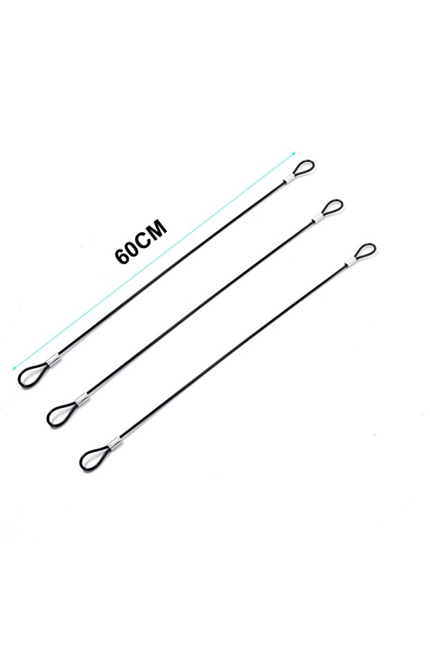 3pcs 60cm Camera Anti-lost Wire Rope for DJI Action 6 5 4 Insta360 X5 X4 Ace Pro 2 Safety Rope Lanya