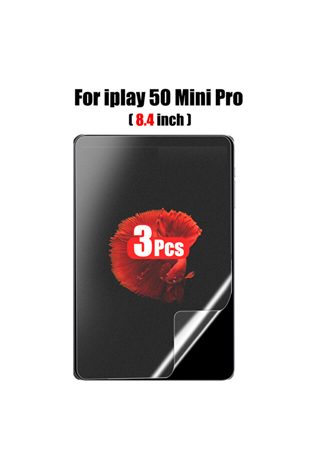 واقي شاشة ثلاثي القطع من الورق المقوى لجهاز iplay50 mini pro، متوافق مع أجهزة Alldocube و iplay70 mini ultra pro و iplay 70