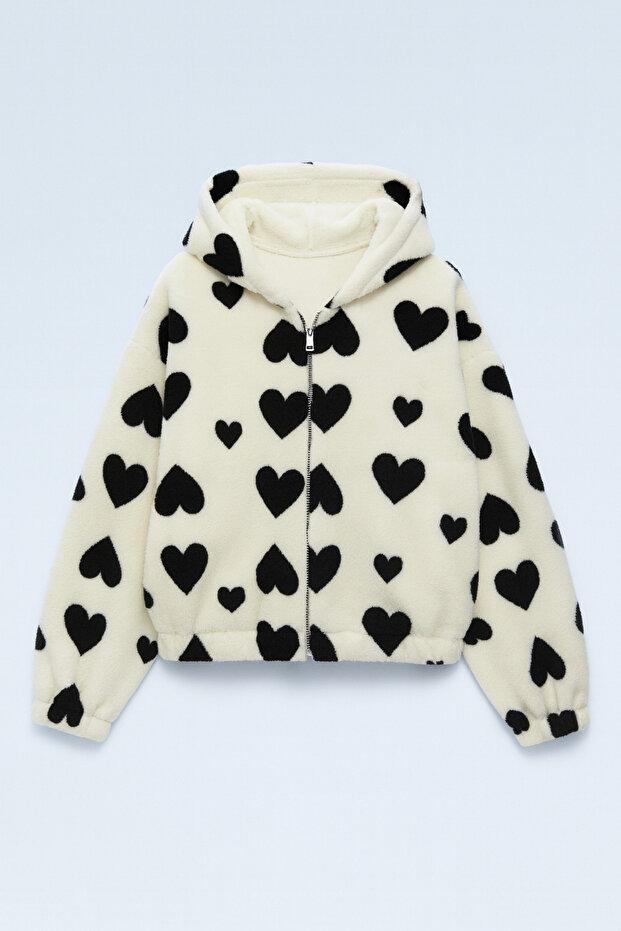 قطيفة شتوية بنمط قلب - 4