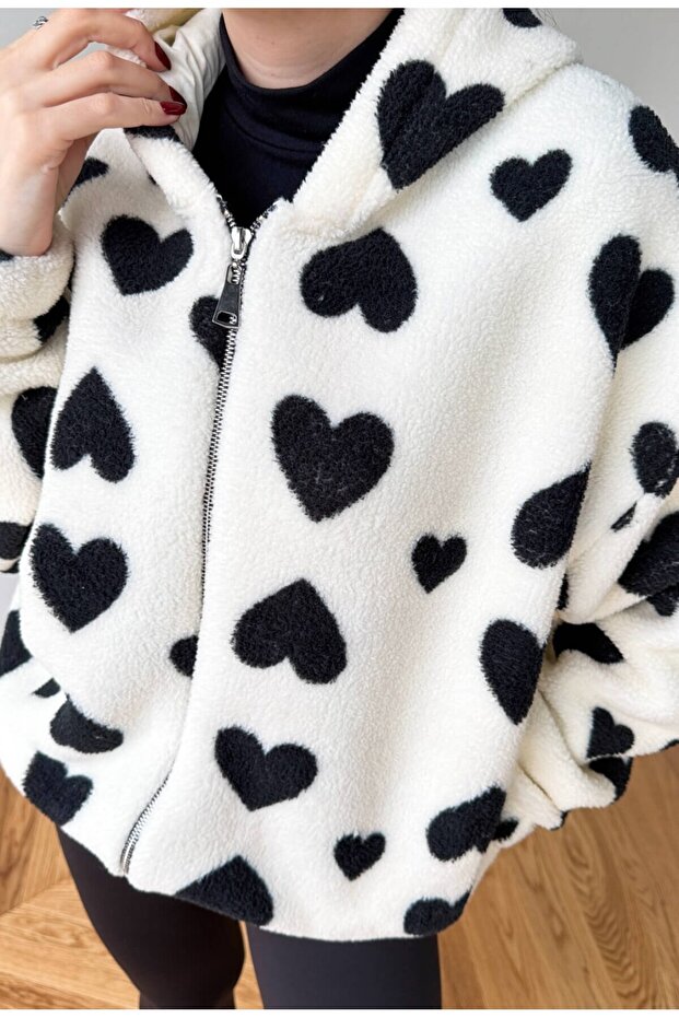 قطيفة شتوية بنمط قلب - 2