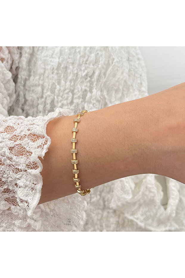 Taşlı Şerit Bileklik - 1