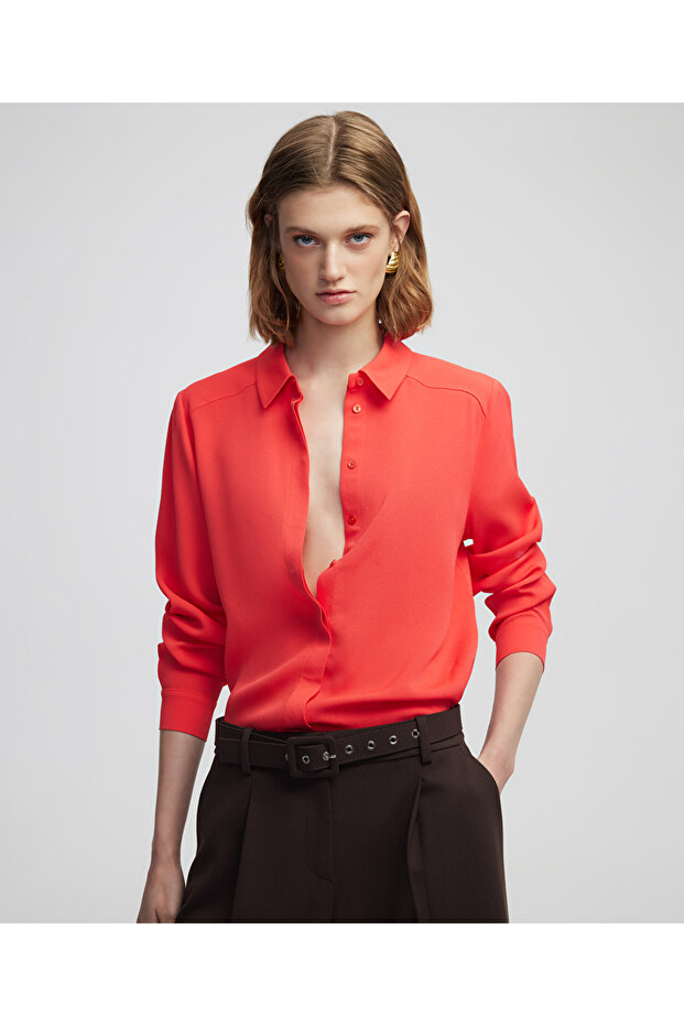 Rahat kesim basic gömlek - 2