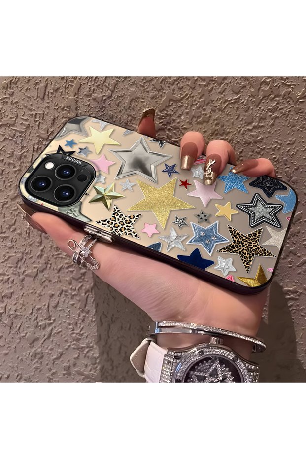 iPhone 14 Pro Max Compatible Phone Case Star Anti-Shock Camera Anti-Drop
