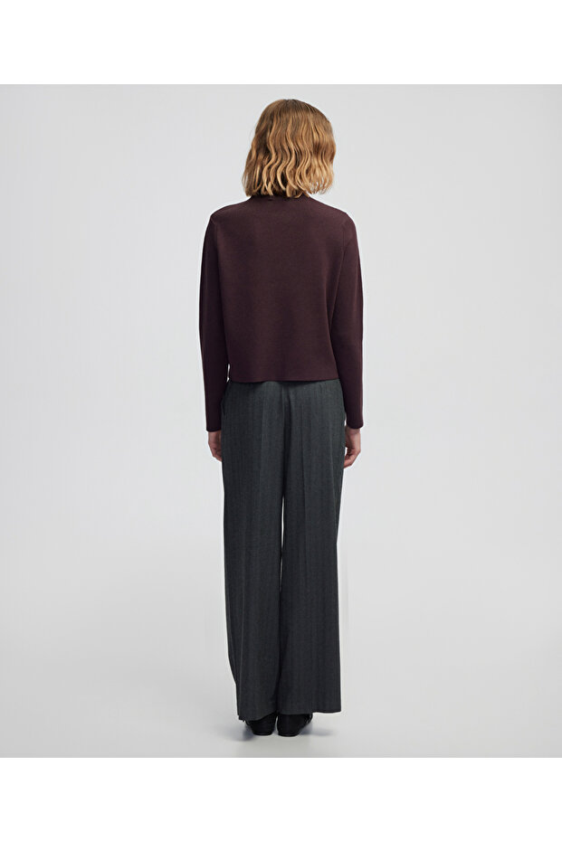 Yüksek yaka basic triko - 4