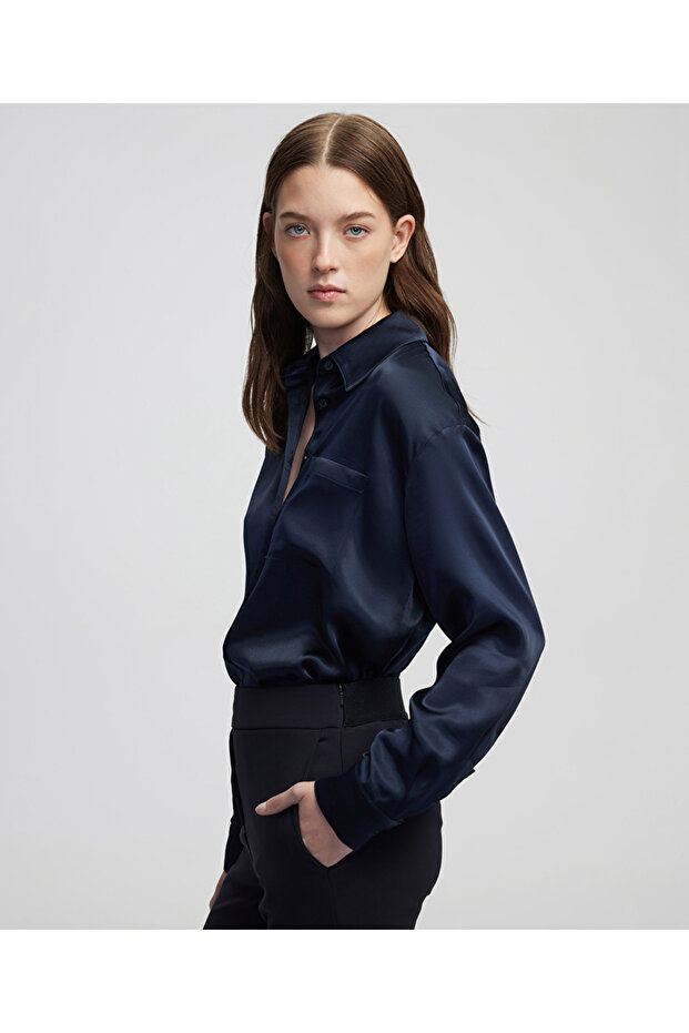 Tek cepli viskoz gömlek - 2