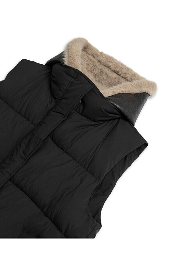 ÇİFT PARÇA GÖRÜNÜM PUFFER YELEK - 4