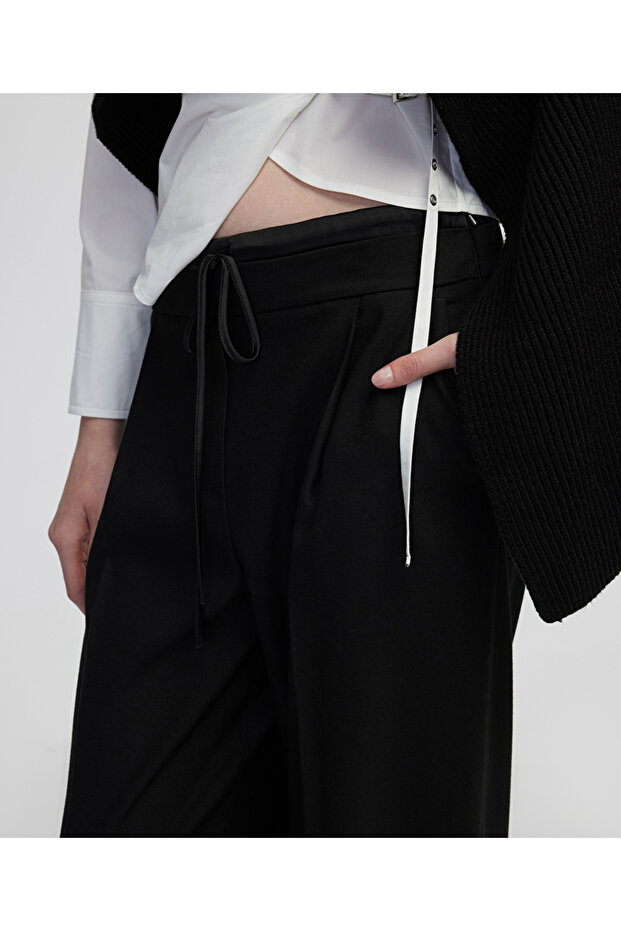 Çift kat bel pantolon - 3