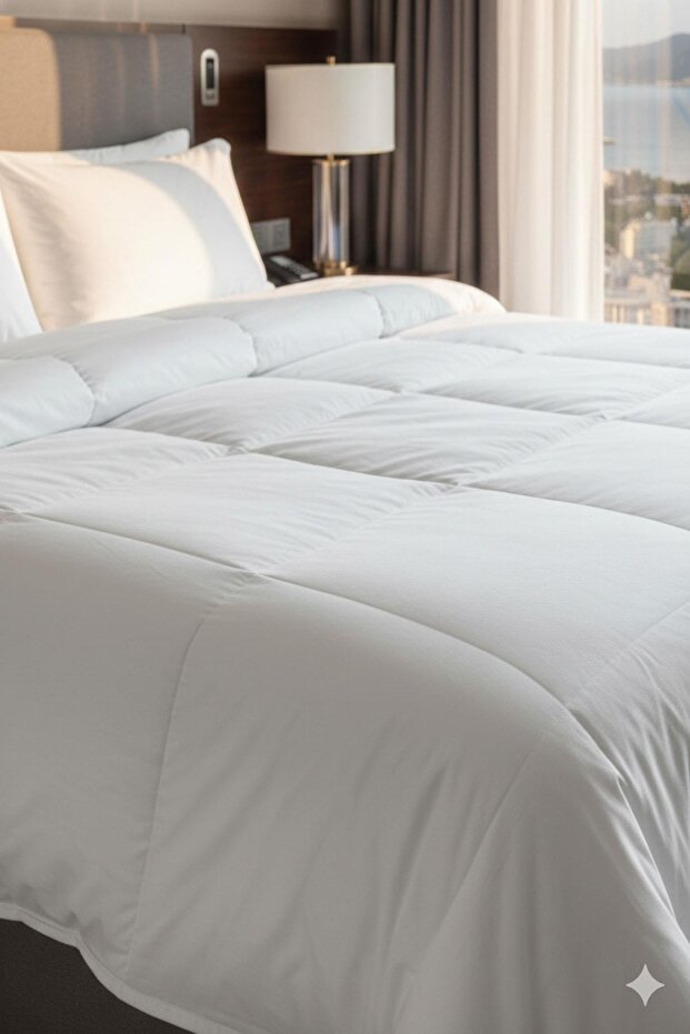 لحاف رانفورس مزدوج - أبيض - 2