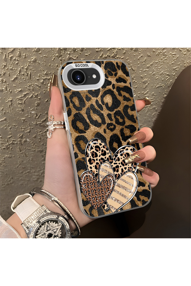 iPhone 16E Compatible Case with Bird Pattern Heart Anti-Drop Phone Case