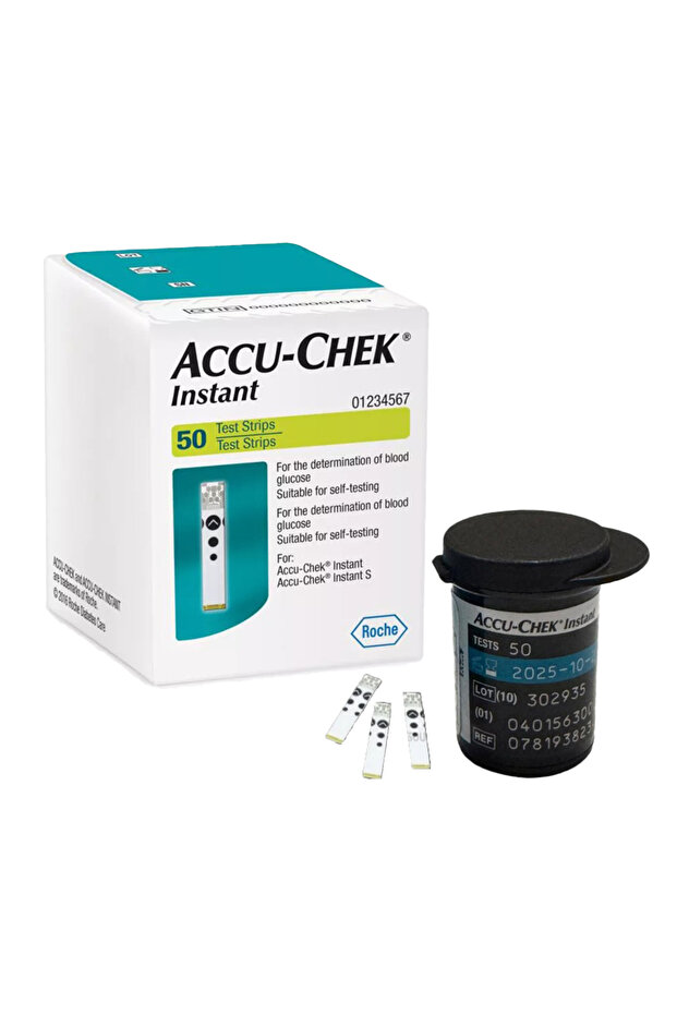 Accu‑Chek Instant Test Strips 50‑Pack for Accurate Blood Glucose Monitoring and Self‑Testing