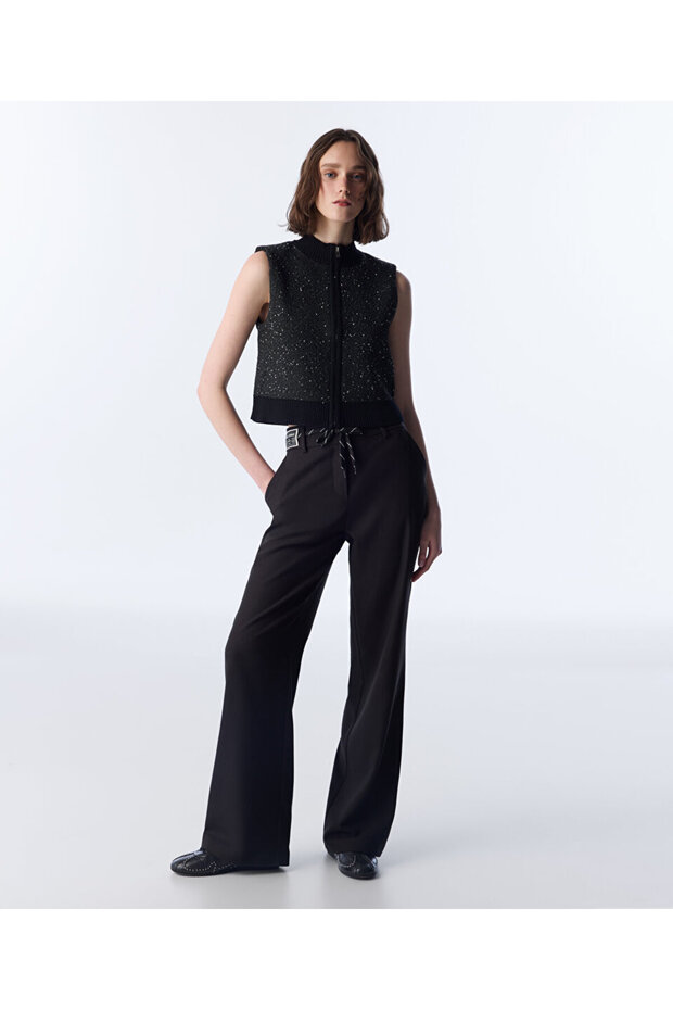 PAYETLİ TRİKO SÜVETER - 5