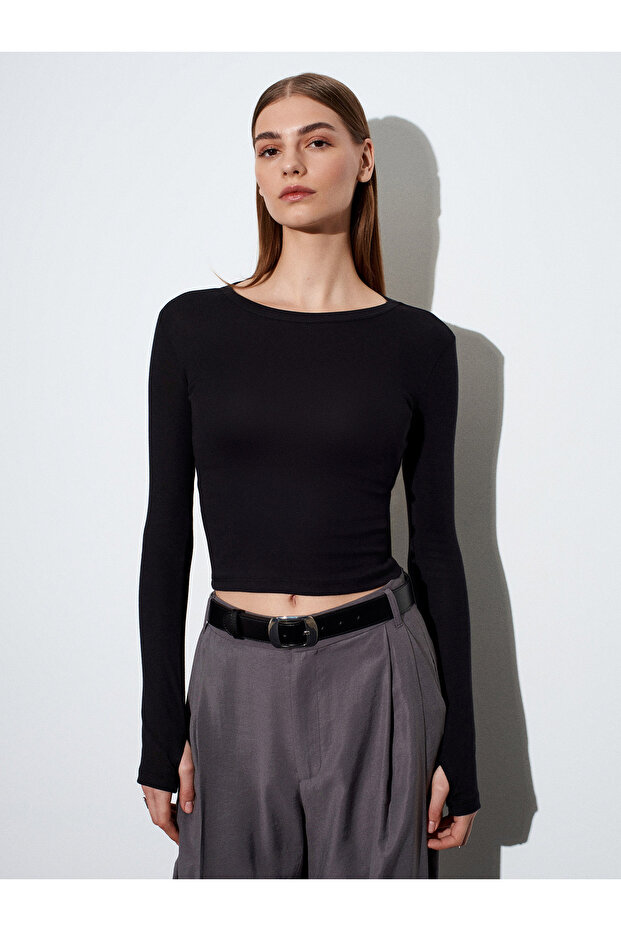 32319 Modal Blend Long Sleeve Top - 3