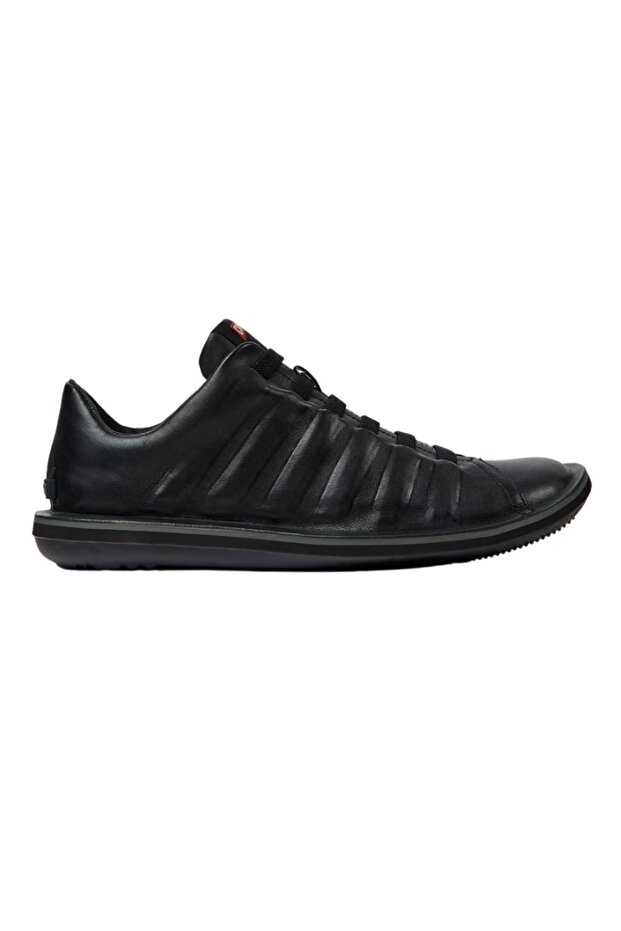 Men's Light Flexible Leather Top with Brand Logo Recycled Elastic Lace-up for Daily Use