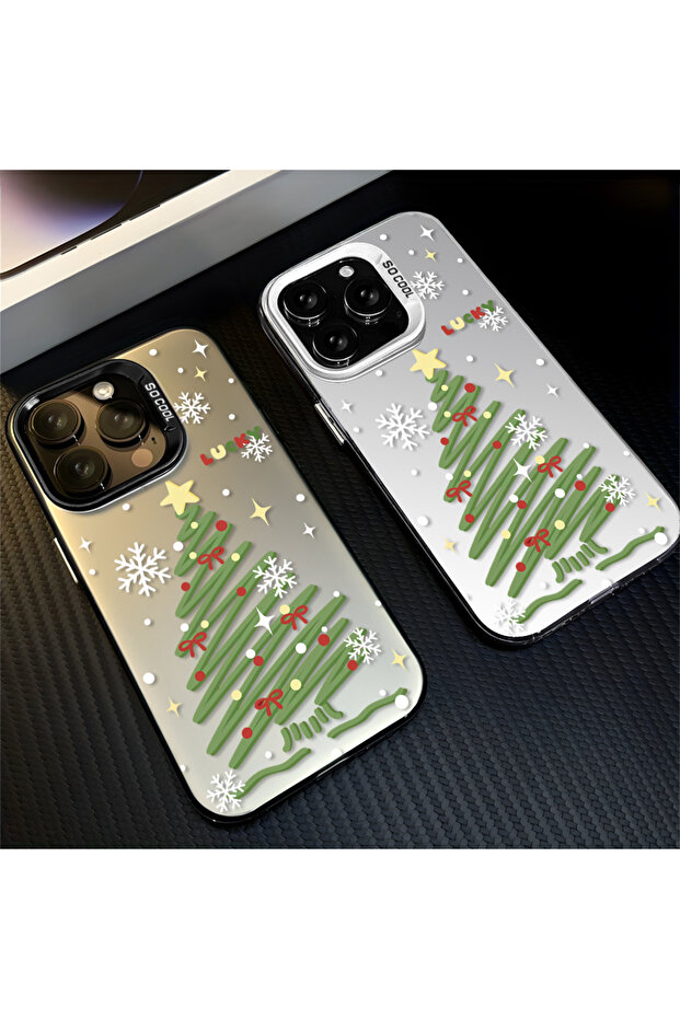 حافظة سيليكون مضادة للسقوط بنمط شجرة عيد الميلاد متوافقة مع هاتف iPhone 16e - 8