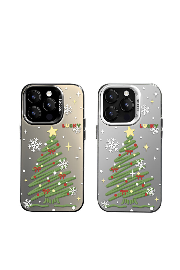 Realme Note 50 Compatible Christmas Tree Patterned Silicone Anti-Fall Case - 8