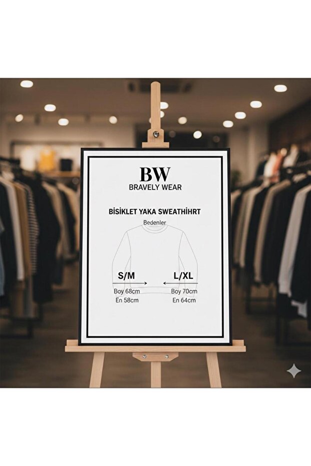 Men's Solid Basic Circular Neck Sweatshirt - 4