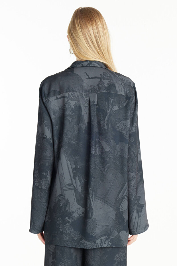 ANTRASİT DESENLİ PJ GÖMLEK - 3