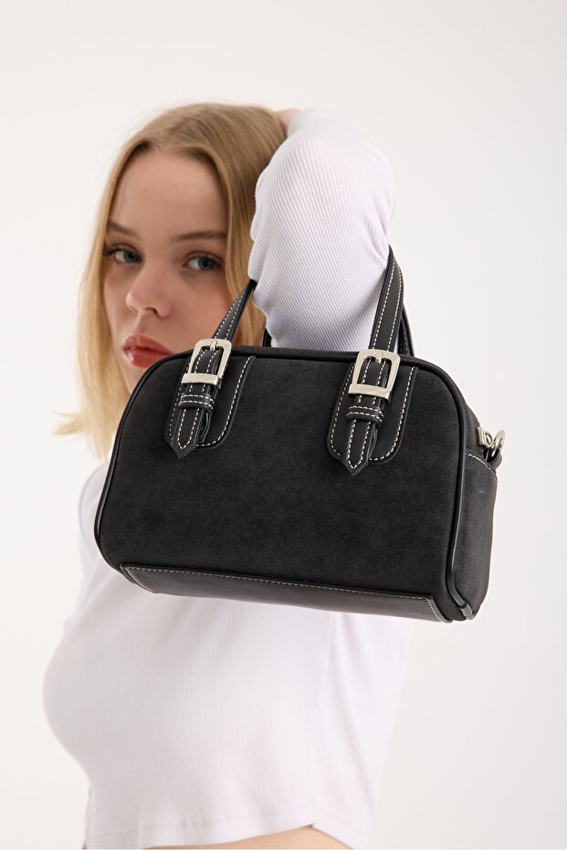 KADIN SÜET RETRO ÇANTA - 7