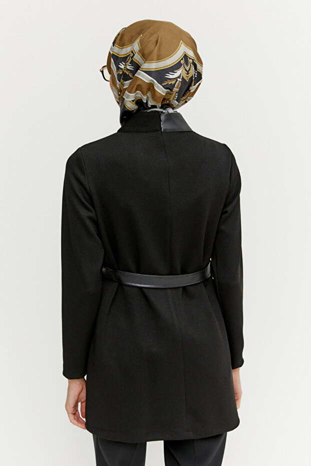 Asimetrik Suni Derili Tunik - 7