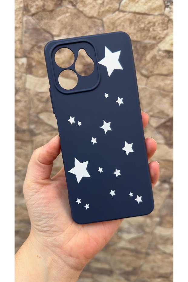 Omix X6 Compatible Mini Star Patterned Silicone Shock-Absorbing Classic Protected Rubber Case 277