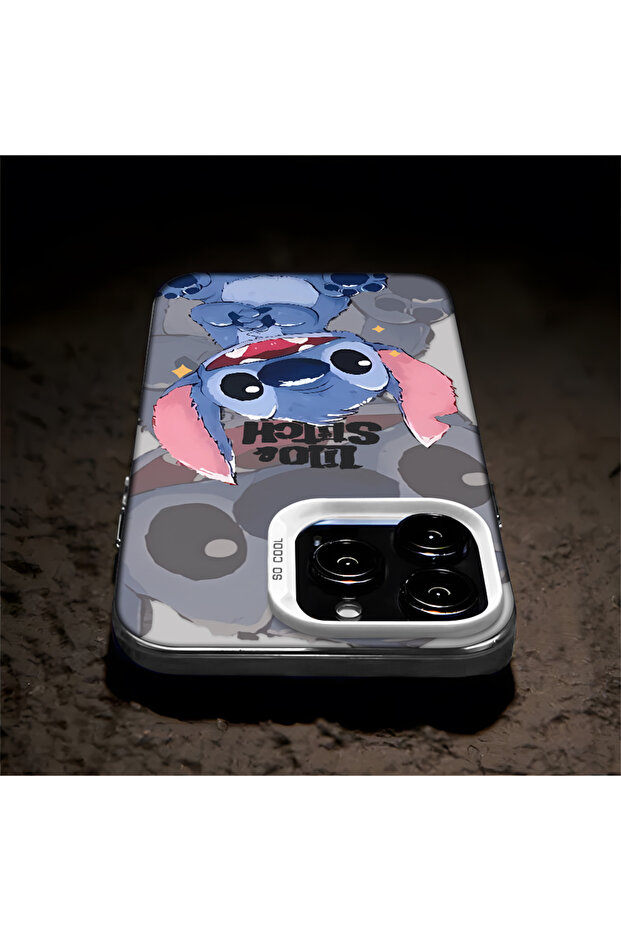 غطاء حماية متوافق مع آيفون 16e، مصنوع من السيليكون مع حافة صلبة ومضاد للسقوط، بنمط مطرز - 7