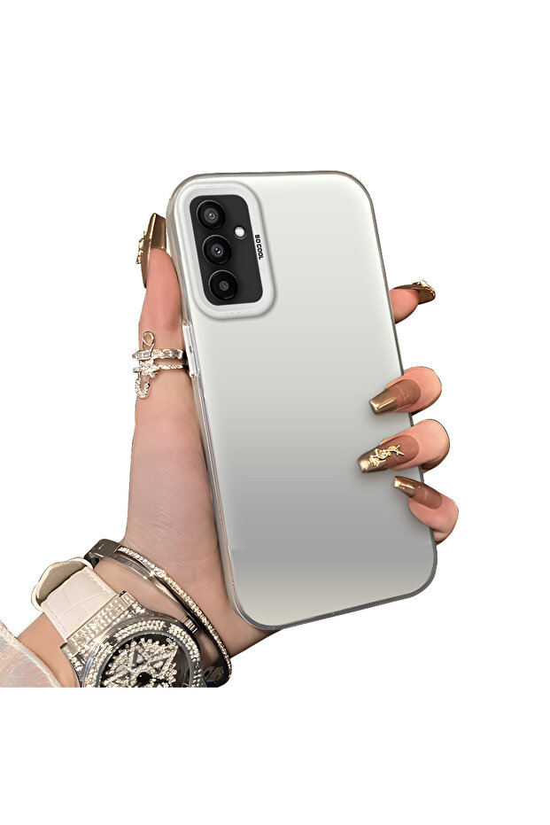 Silicone Edge Hard Back Anti Fall Phone Case Compatible with Samsung Galaxy M13/M23