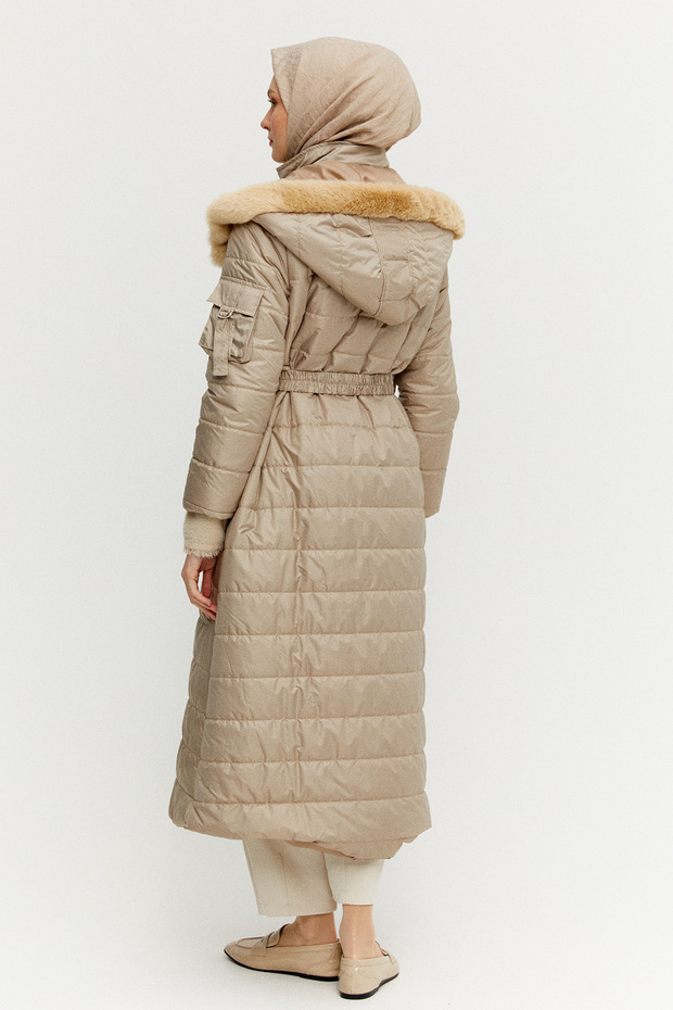 Seyyar Kapüşonlu Kapitone Kaban - 3