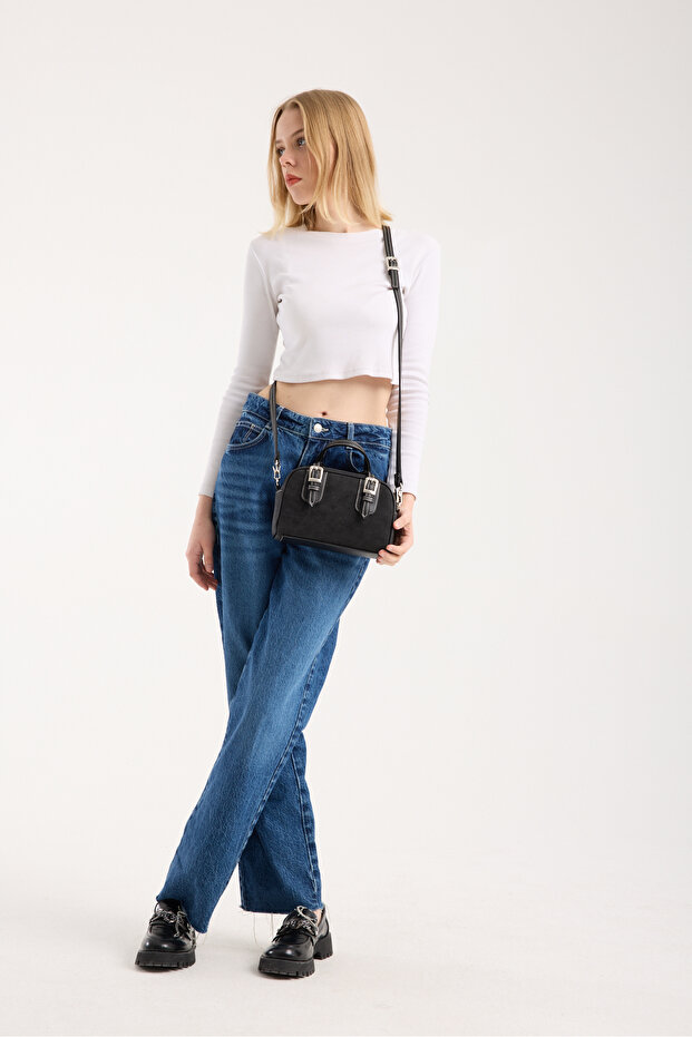 KADIN SÜET RETRO ÇANTA - 4