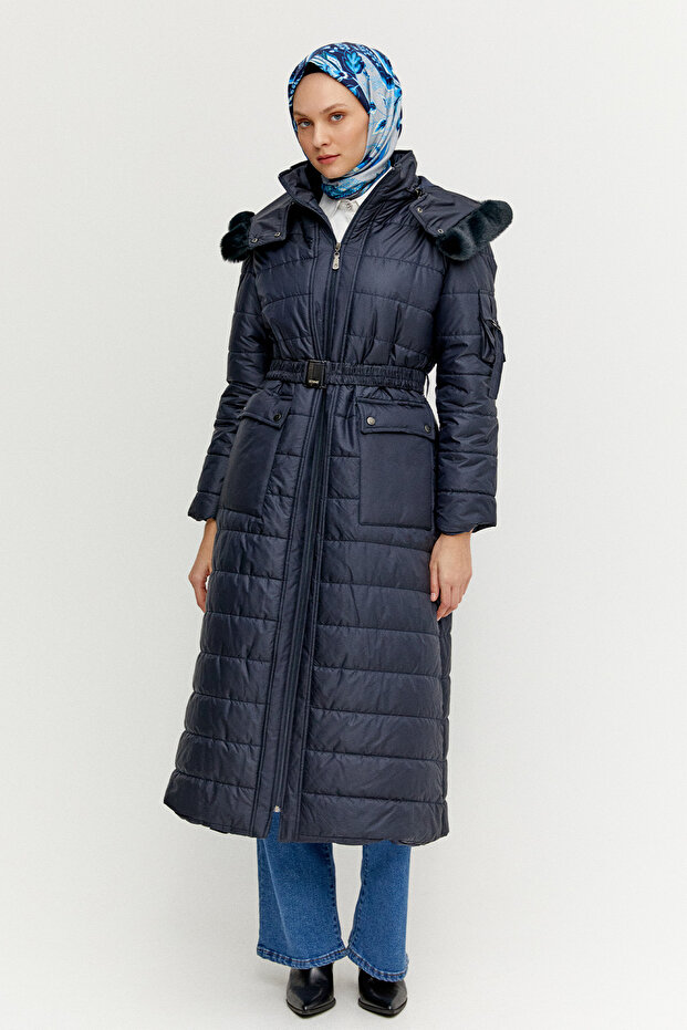 Seyyar Kapüşonlu Kapitone Kaban - 2