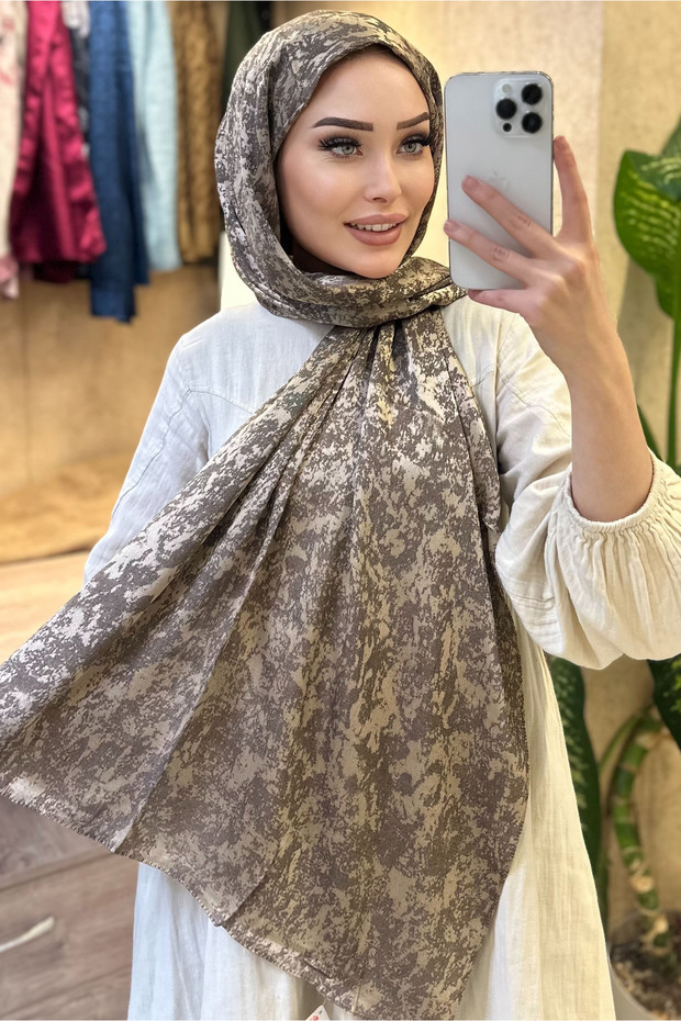 Işıl Çift Taraflı Kaşmir İpek Şal - 2