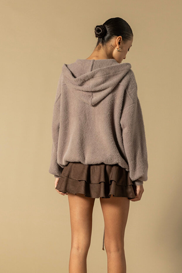 KAPÜŞONLU TRİKO HIRKA - 4