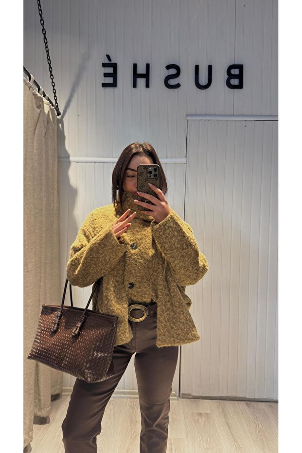 KAHVE MUMLU PANTOLON - 6