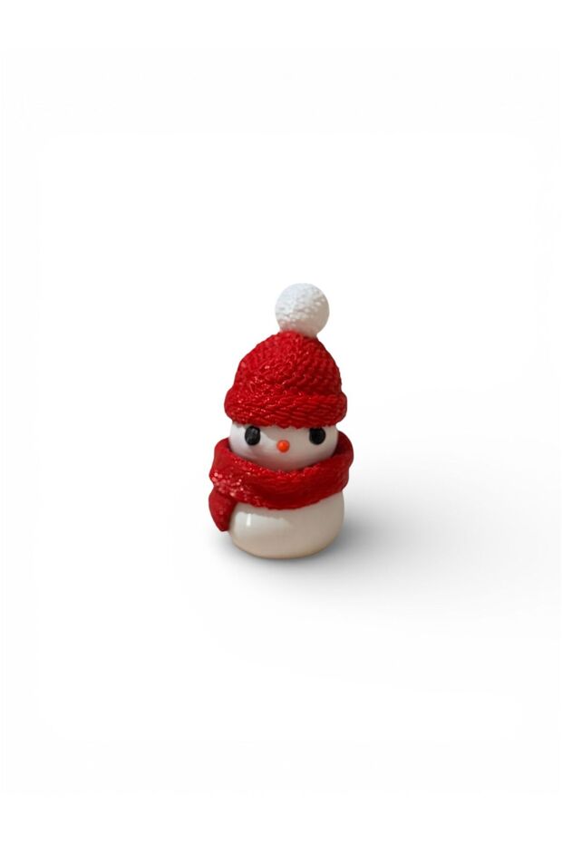Christmas Snowman Themed Blue Switch Mechanical Keyboard Keycap Click Sound Keychain Bag Ornament Charm