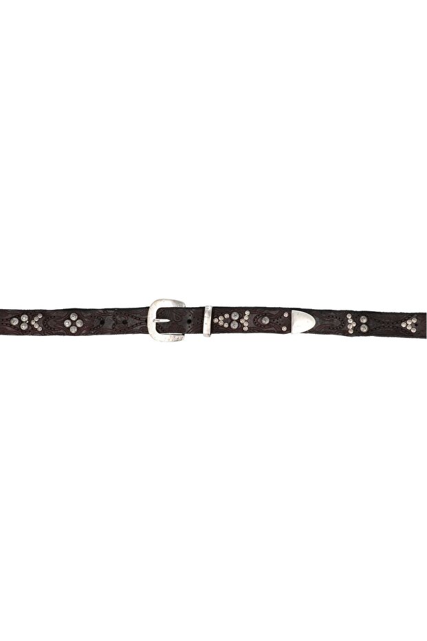 Nietengürtel Leder - 3