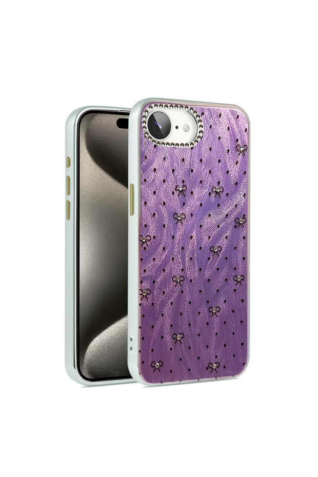 iPhone 16E Case Shiny Gemstone Different Eye-Catching Cover