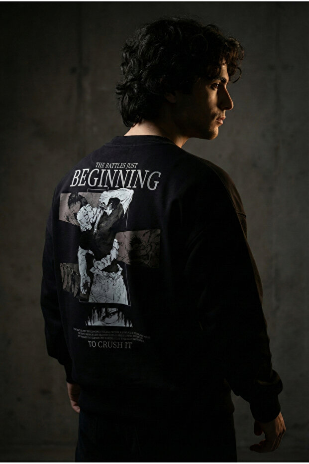 Toji Fushiguro - 100% Cotton Premium Black Sweatshirt