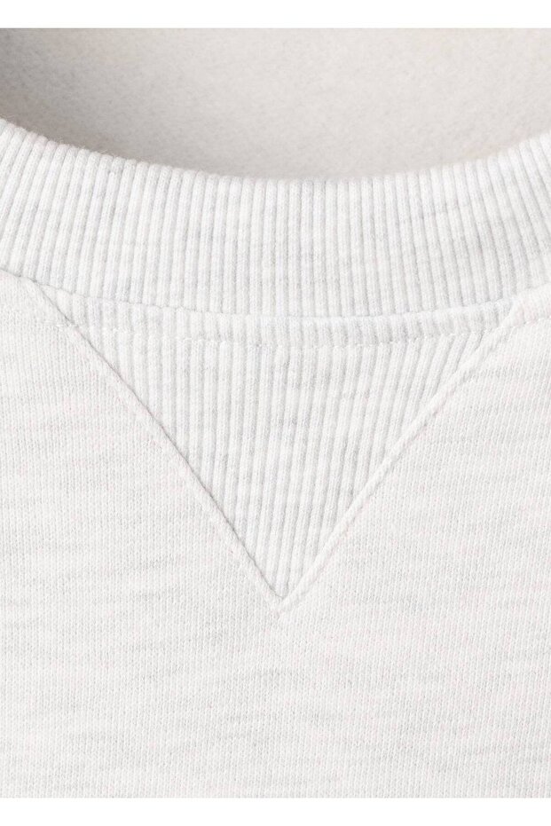 İşlemeli desenli sweatshirt - 4