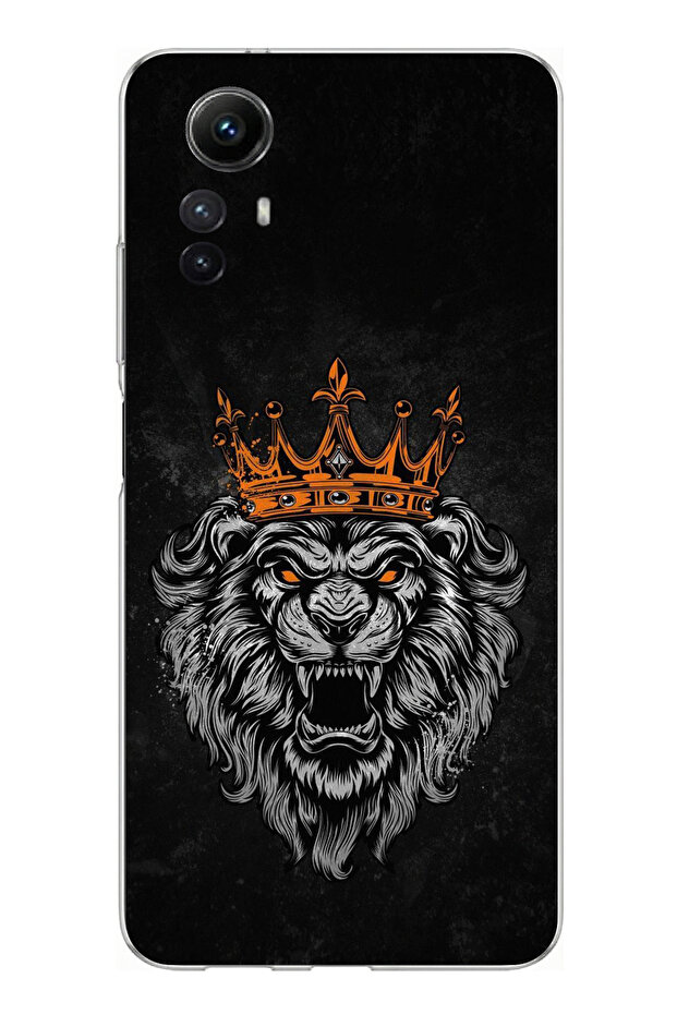 حافظة سيليكون متوافقة مع هاتف Redmi Note 12S من Wolf Spirit مطبوع - 1