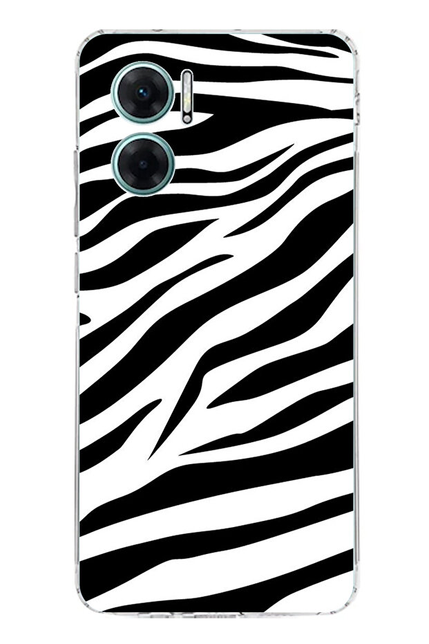 Redmi Note 11E Compatible Zebra Design Printed Silicone Case - 1