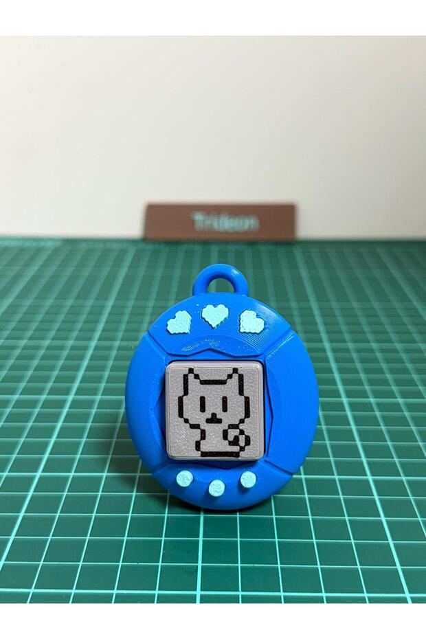 3D Fidget Clicker Virtual Doll Model Keychain