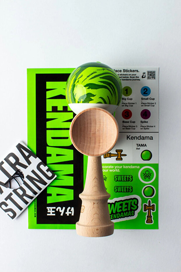 Kendama Grain Split - Veggie - STICKY CLEAR - 3