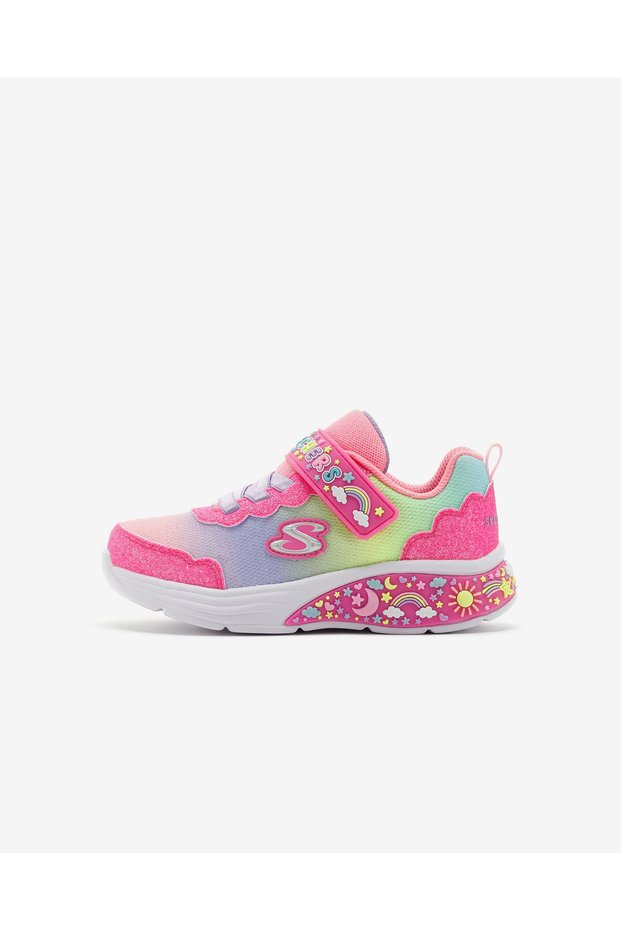 My dreamers little girl's pink light-up sneakers 303157n pkmt