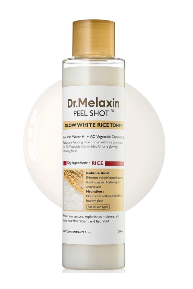 PeelShot Rice Toner – Gentle Exfoliating, Brightening Toner for Glass Skin